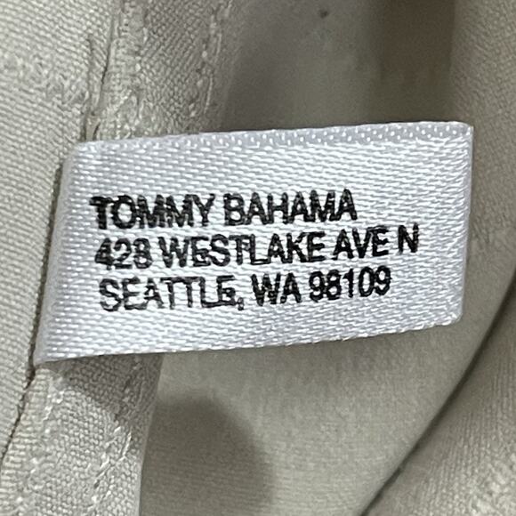 Tommy Bahama Shirt Mens XXL Beige 100% Silk Long Sleeve Button Up - Picture 14 of 15